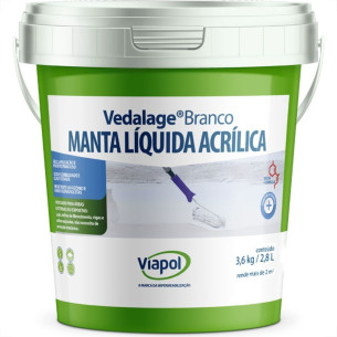 Manta Liquida Vedalage Viapol 3,6Kg Galao V0217893 Manta Liquida Vedalage Viapol 3,6Kg Galao V0217893