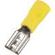 Pre-Isolado Asantos Femea 4,0/6,0 Amarelo Com 10 Pecas 1866 Pre-Isolado Asantos Femea 4,0/6,0 Amarelo Com 10 Pecas 1866