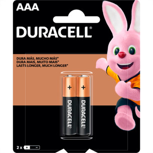 Pilha Duracell Alcalina Palito Aaa Cartela 2Pecas 5011695