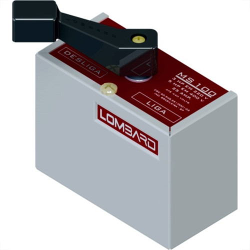 Chave Lombard Simples Monofasica 25A Ms 100 Chave Lombard Simples Monofasica 25A Ms 100