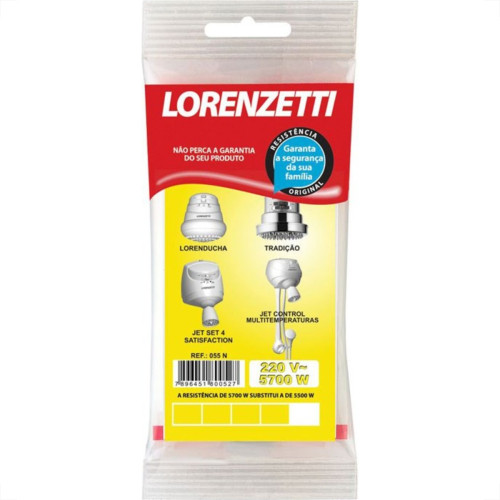 Resistencia Lorenzetti Tradicional 220V 5500W 055N Resistencia Lorenzetti Tradicional 220V 5500W 055N
