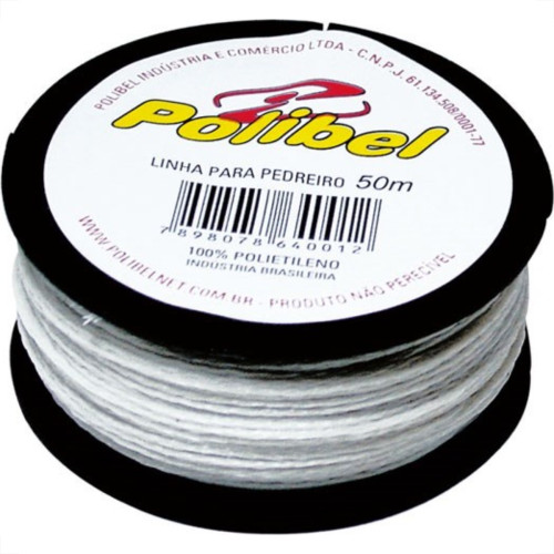 Linha Pedreiro Trancada Polibel 50M 12 - Kit C/12 Linha Pedreiro Trancada Polibel 50M 12 - Kit C/12
