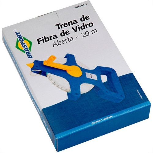 Trena Brasfort Aberta Fibra 20M 8125 Trena Brasfort Aberta Fibra 20M 8125