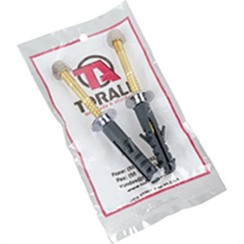Parafuso Sanitario Toralf Bucha 08 Luxo Com 2Pecas 1071/10B Parafuso Sanitario Toralf Bucha 08 Luxo Com 2Pecas 1071/10B