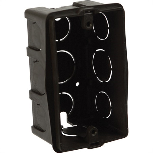Caixinha Luz Plastica 4X2 Pial/Legrand Preta 689044 - Kit C/32 Caixinha Luz Plastica 4X2 Pial/Legrand Preta 689044 - Kit C/32