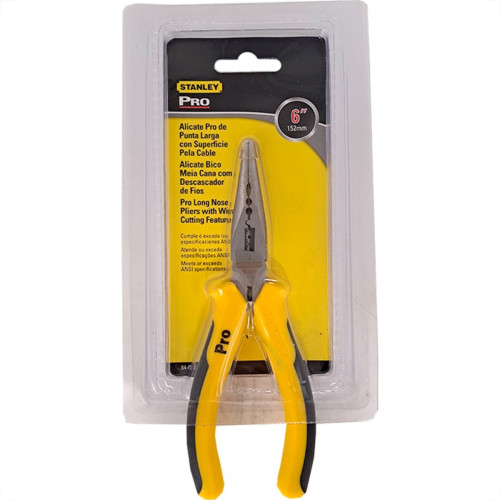 Alicate Eletricista Bico Stanley Profissional 6'' 84-053
