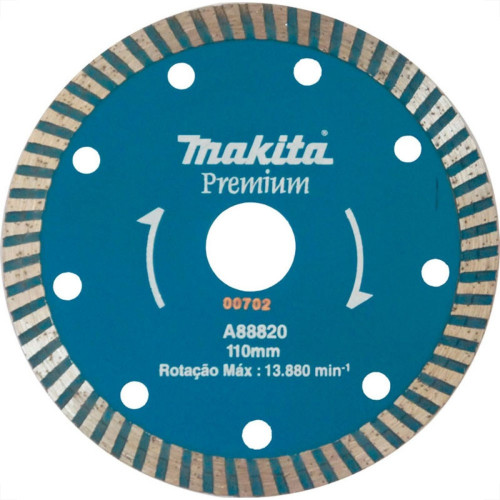 Disco Diamantado Makita Turbo Agua 110Mm A-88820
