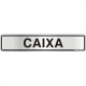 Placa Sinalizacao Aluminio 05X25 ''Caixa'' 100At Placa Sinalizacao Aluminio 05X25 ''Caixa'' 100At
