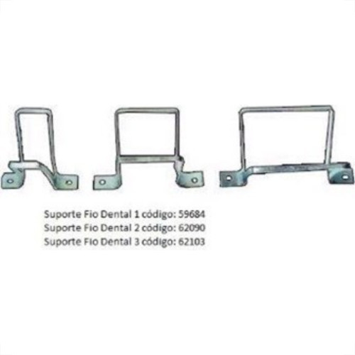 Suporte Disjuntor Fio Dental 03 40 - Kit C/10 Suporte Disjuntor Fio Dental 03 40 - Kit C/10
