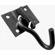 Gancho Rede Alianca 1371 Zincado Preto Parafusar Par 11581 - Kit C/10 Gancho Rede Alianca 1371 Zincado Preto Parafusar Par 11581 - Kit C/10