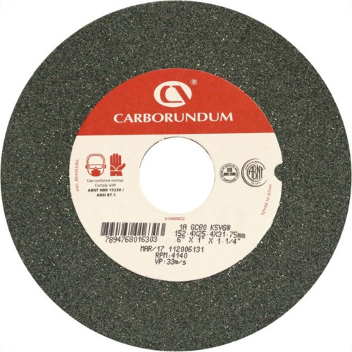 Rebolo Carborundum Widea 6X1'' Gr 80  Rebolo Carborundum Widea 6X1'' Gr 80