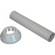 Tubo Ligacao Dacunha Abs Branco 20Cm Tubo Ligacao Dacunha Abs Branco 20Cm