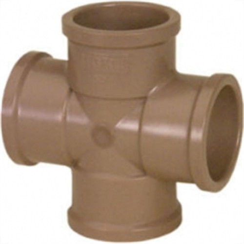 Cruzeta Marrom Tigre Liso Liso 50Mm - Kit C/8