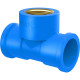 Tee Azul Tigre Liso Liso Rosca 20Mm X 1/2'' - Kit C/20 Tee Azul Tigre Liso Liso Rosca 20Mm X 1/2'' - Kit C/20
