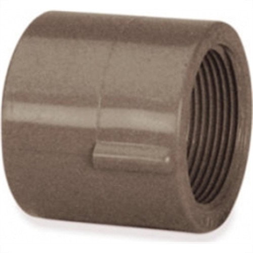 Luva Marrom Tigre Liso Rosca 50Mm X 1.1/2'' - Kit C/10 Luva Marrom Tigre Liso Rosca 50Mm X 1.1/2'' - Kit C/10