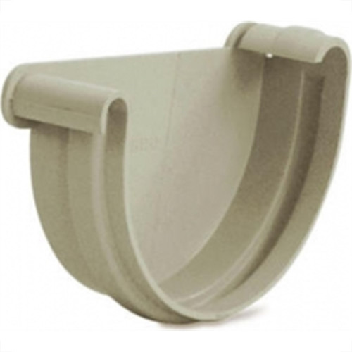 Cabeceira Para Calha Tigre Aquapluv Esquerda 125Mm Cabeceira Para Calha Tigre Aquapluv Esquerda 125Mm