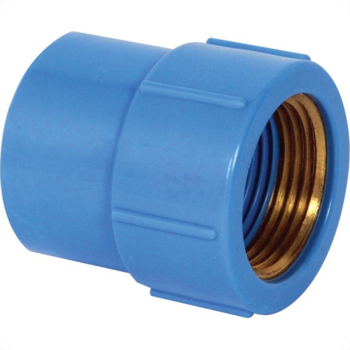Luva Azul Krona Liso Rosca 25Mm X 3/4'' 502 - Kit C/20 Luva Azul Krona Liso Rosca 25Mm X 3/4'' 502 - Kit C/20