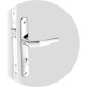 Fechadura Soprano Popline Estreita Slim 3001.0520.18 Fechadura Soprano Popline Estreita Slim 3001.0520.18
