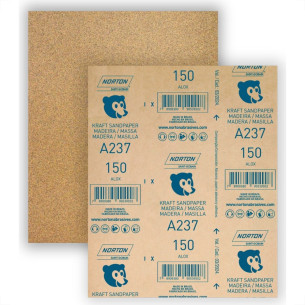 Lixa Madeira Norton 150 A237 - Kit C/50