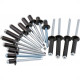 Rebite Rebitop Aluminio Preto Repuxo R512 Mil Rebite Rebitop Aluminio Preto Repuxo R512 Mil