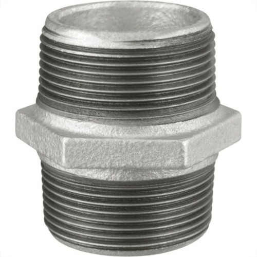 Tupy Niple Duplo Ferro Galvanizado I 2.1/2 Tupy Niple Duplo Ferro Galvanizado I 2.1/2