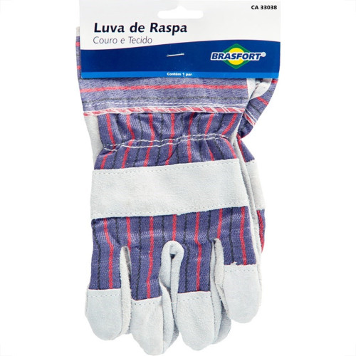 Luva Raspa Tecido Brasfort Par 8544 Luva Raspa Tecido Brasfort Par 8544
