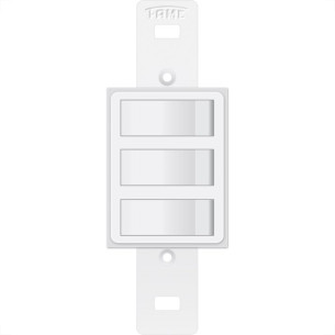 Conjunto Fame 4X2 Branco Sem Placa 3Simples 