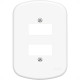 Placa Fame''Blanc''4X2 (2 Saidas Distanciada) 