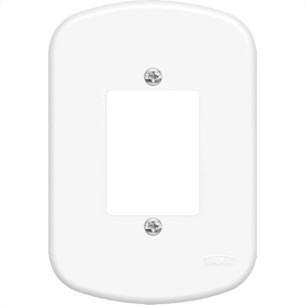 Placa Fame''Blanc''4X2 (1 Tomada/3 Saidas) 