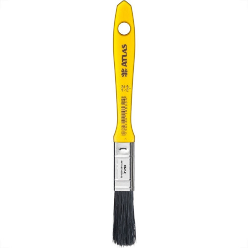 Pincel Trincha Pintura Atlas 319 X 1/2'' Amarela 319/1 - Kit C/12 Pincel Trincha Pintura Atlas 319 X 1/2'' Amarela 319/1 - Kit C/12