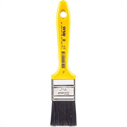 Pincel Trincha Pintura Atlas 319 X 1.1/2'' Amarela 319/4 - Kit C/12 Pincel Trincha Pintura Atlas 319 X 1.1/2'' Amarela 319/4 - Kit C/12
