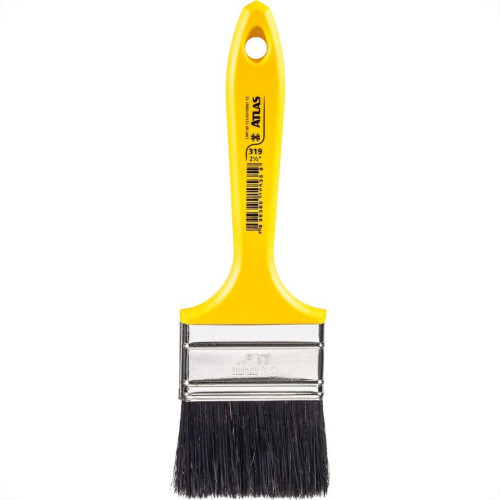 Pincel Trincha Pintura Atlas 319 X 2.1/2'' Amarela 319/6 - Kit C/12 Pincel Trincha Pintura Atlas 319 X 2.1/2'' Amarela 319/6 - Kit C/12