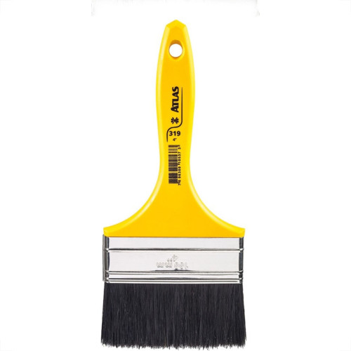 Pincel Trincha Pintura Atlas 319 X 4'' Amarela 319/9 - Kit C/12 Pincel Trincha Pintura Atlas 319 X 4'' Amarela 319/9 - Kit C/12