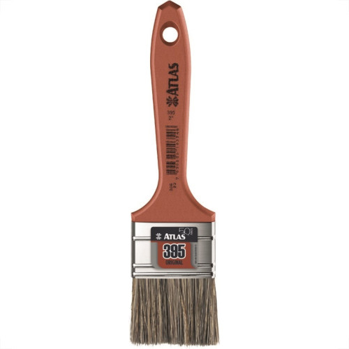 Pincel Trincha Pintura Atlas 395 X 2'' Laranja 395/5 - Kit C/12 Pincel Trincha Pintura Atlas 395 X 2'' Laranja 395/5 - Kit C/12