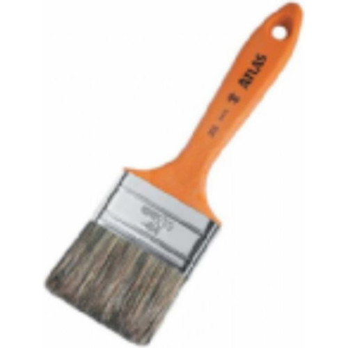 Pincel Trincha Pintura Atlas   395 X 2.1/2'' Laranja 395/6 - Kit C/12 