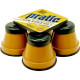 Pe Geladeira/Fogao Plastico Redondo Pratic Caramelo Pe Geladeira/Fogao Plastico Redondo Pratic Caramelo