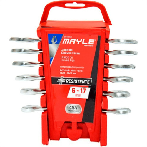 Chave Fixa Mayle 6A17Mm Kit 06Pecas 100408My Chave Fixa Mayle 6A17Mm Kit 06Pecas 100408My