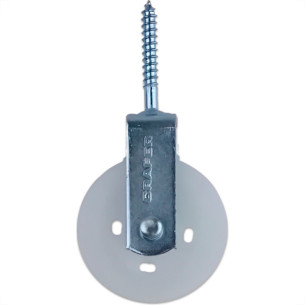 Crafer Roldana Plastica 04 Parafuso - Kit C/25 Un