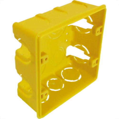 Mondiale Caixinha Luz Pvc 4 X 4 Ama - Kit C/50 Pc Mondiale Caixinha Luz Pvc 4 X 4 Ama - Kit C/50 Pc
