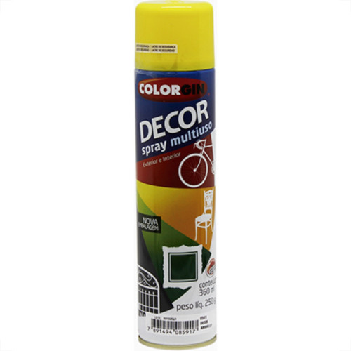 Colorgin Spray Decor Amarelo-8591 Colorgin Spray Decor Amarelo-8591