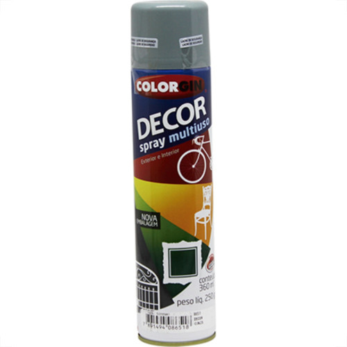 Colorgin Spray Decor Cinza-8651 Colorgin Spray Decor Cinza-8651