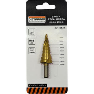 Starfer Broca Escalonada 4 A 20Mm