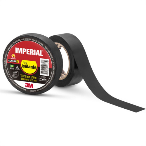 3M Fita Isolante Imperial 10 Mts - Kit C/10 Pc 3M Fita Isolante Imperial 10 Mts - Kit C/10 Pc