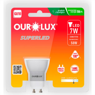 Ourolux Lamp Led Gu10 06W 3000K