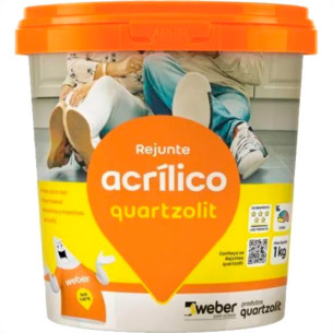 Quartzolit Rejunte Quartz Acr. Cinza Plat. 1Kg