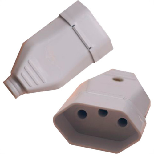 Cerge Pino Femea 2P+T 20A 250W - Kit C/10 Un Cerge Pino Femea 2P+T 20A 250W - Kit C/10 Un