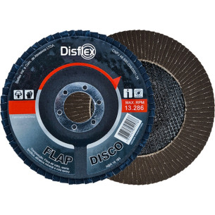 Disflex Disco Flap Alo 4.1/2 X120 - Kit C/10 Un