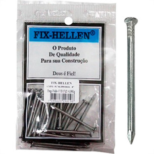 Fix-Hellen Prego F.Hellen Pol.C/Cabeça 18X27 C/100G - Kit C/10 Pt