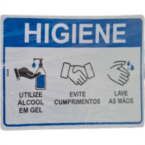 Look Placa Sinalizacao 20X30 Evite Cumprimen Look Placa Sinalizacao 20X30 Evite Cumprimen