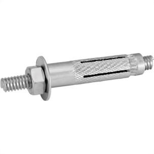 Ancora Chumbador. Fixador Cba G 5/16 X75 C/Prision. - Kit C/25 Pc